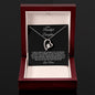 "To My Beautiful Daughter" Forever Love Heart Necklace