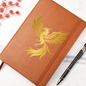 Golden Phoenix Leather Journal