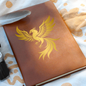 Golden Phoenix Leather Journal