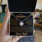 Beautiful Love Knot Necklace for Daughter