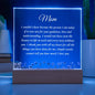 "Mom" Acrylic Plaque