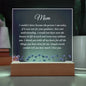 "Mom" Acrylic Plaque