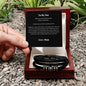 To My Son- "Love You Forever" Bracelet