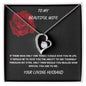 "To My Beautiful Wife" Forever Love Heart Necklace
