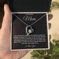 My Hero Mom-Forever Love Heart Necklace