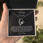 "To My Beautiful Daughter" Forever Love Heart Necklace