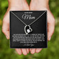 My Hero Mom-Forever Love Heart Necklace