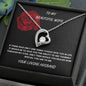 "To My Beautiful Wife" Forever Love Heart Necklace