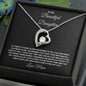 "To My Beautiful Daughter" Forever Love Heart Necklace