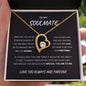 "To My Soulmate" Forever Love Necklace Heart
