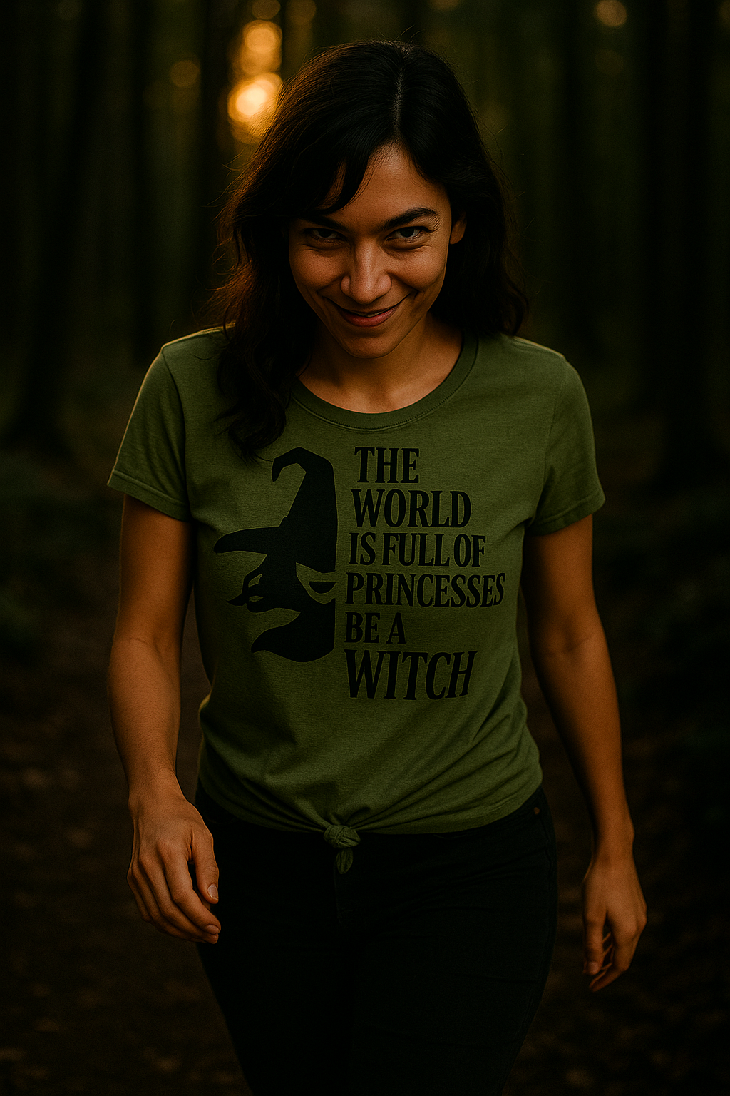 'Be a Witch' Halloween Women's Tee - Shirt