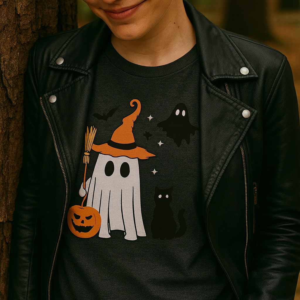 Spooky Cute Halloween Ghost T-Shirt