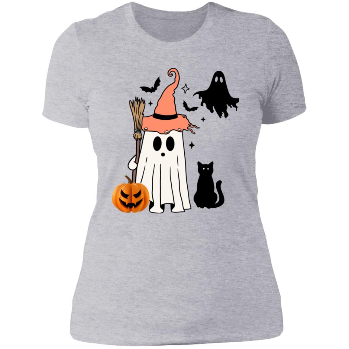 Halloween Ghost Womens T-Shirt