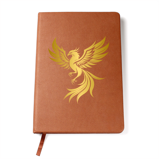 Golden Phoenix Leather Journal