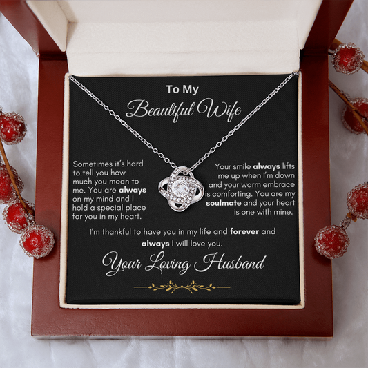 Beautiful Love Knot Necklace